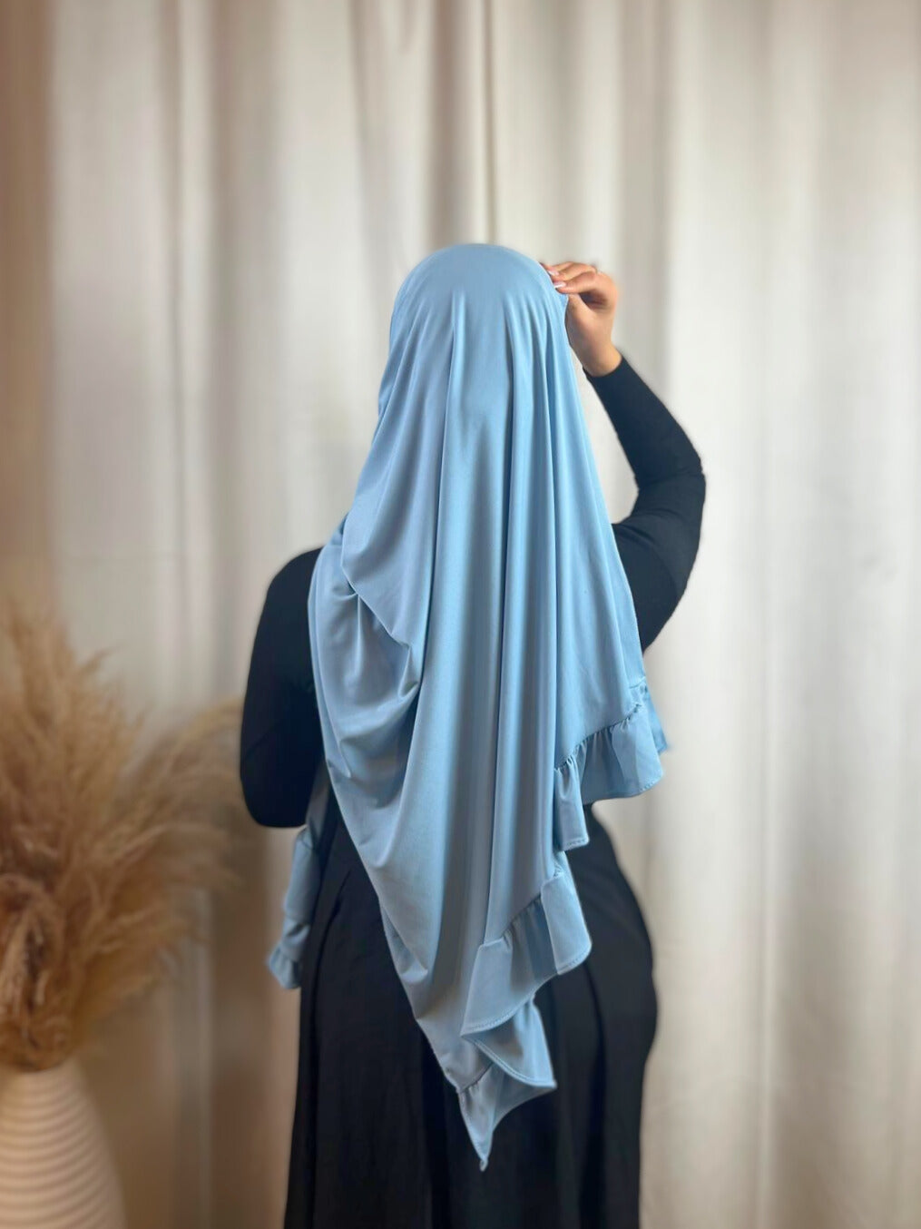 Hijab Jersey Froufrou - Bleu N°26