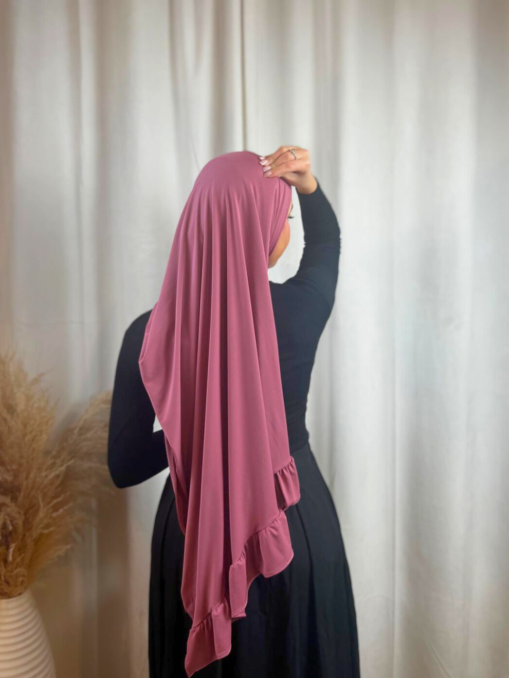 Hijab Jersey Froufrou - Rose N°29