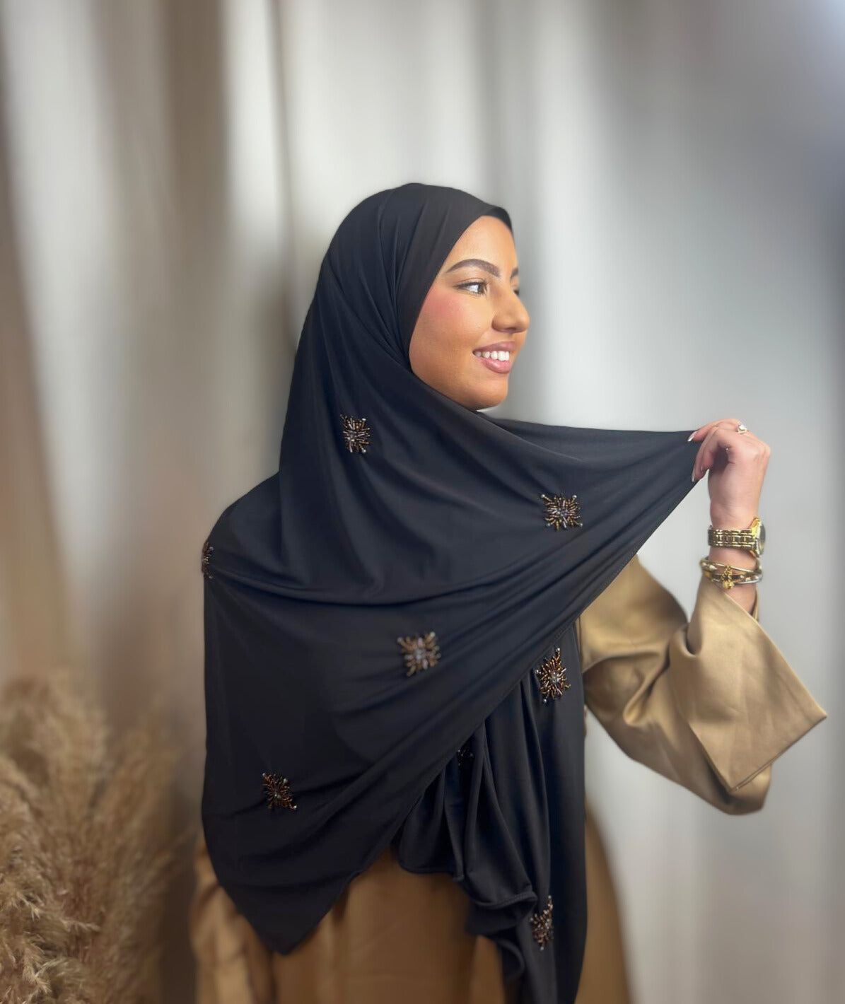 Hijab Jersey Crystal - Marron Chocolat N°30 MonHijab.fr