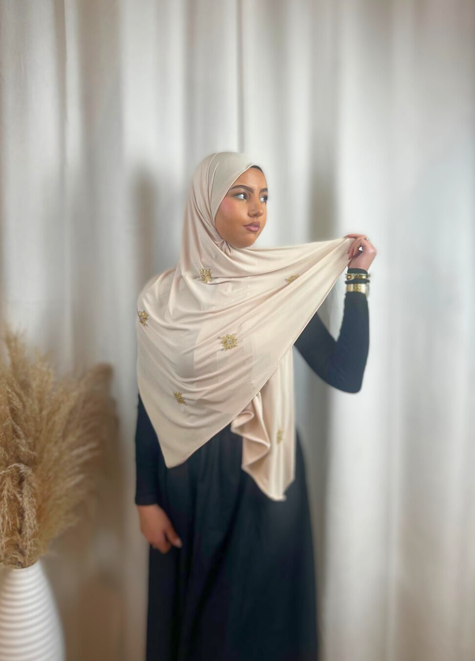 Hijab Jersey Crystal - Rose Clair N°28 MonHijab.fr