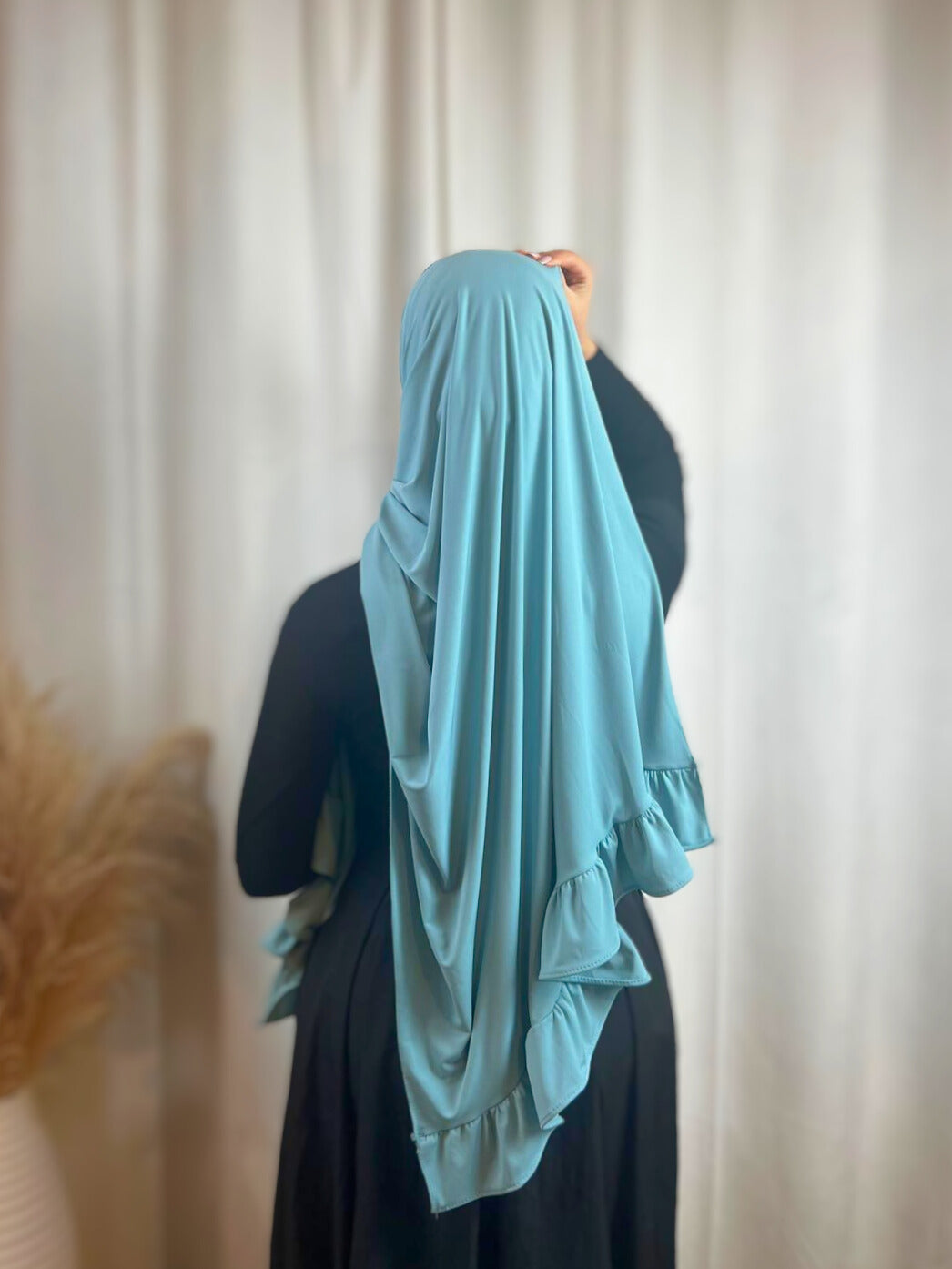 Hijab Jersey Froufrou - Bleu N°5