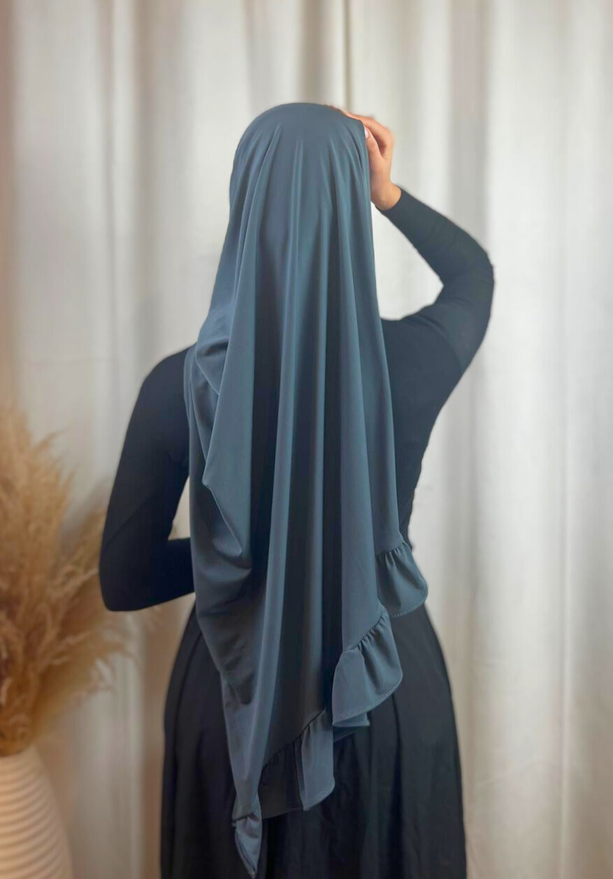 Hijab Jersey Froufrou - Gris N°11