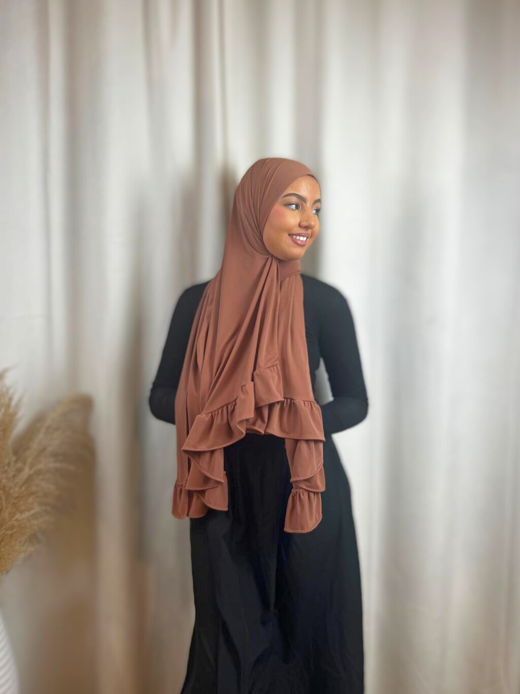 Hijab Jersey Froufrou - Rose  N°6