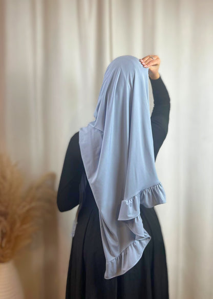 Hijab Jersey Froufrou - Bleu N°4