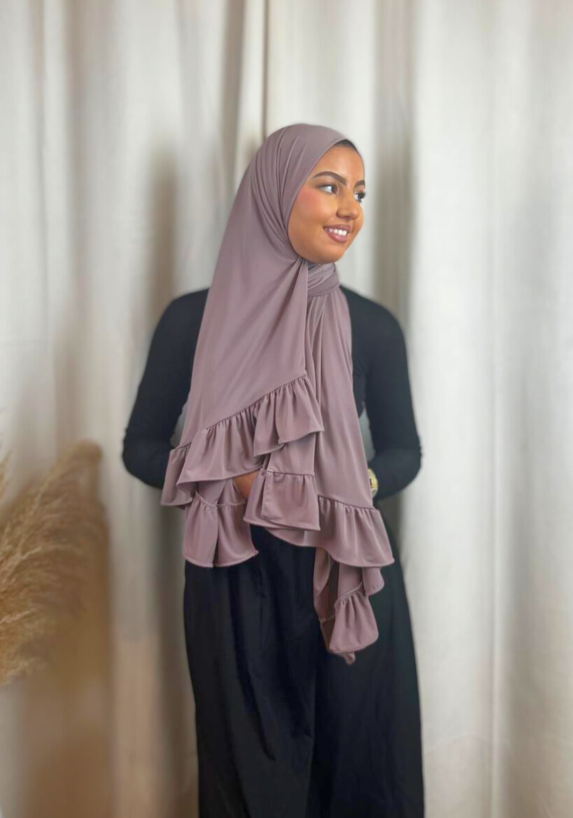 Hijab Jersey Froufrou - Parme N°21