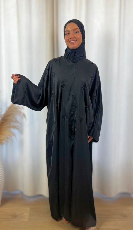 Abaya Crystal - Noir